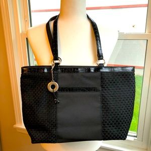 Black purse from Coldwater Creek.